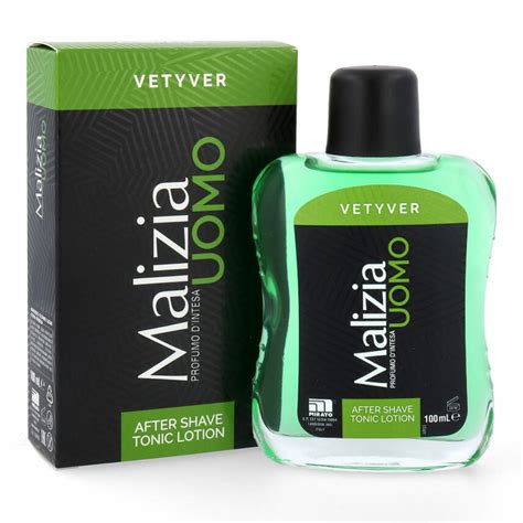 malizia uomo vetyver after shave.